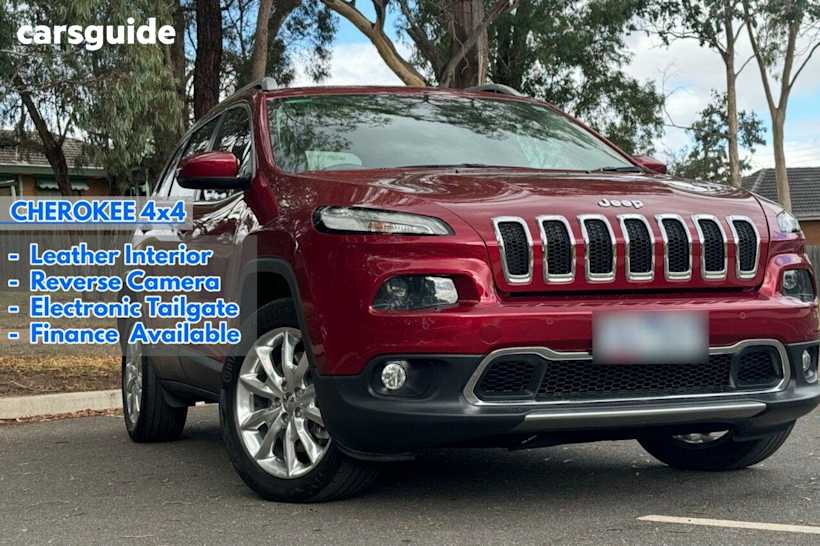 Red 2015 Jeep Cherokee Wagon Limited (4X4)