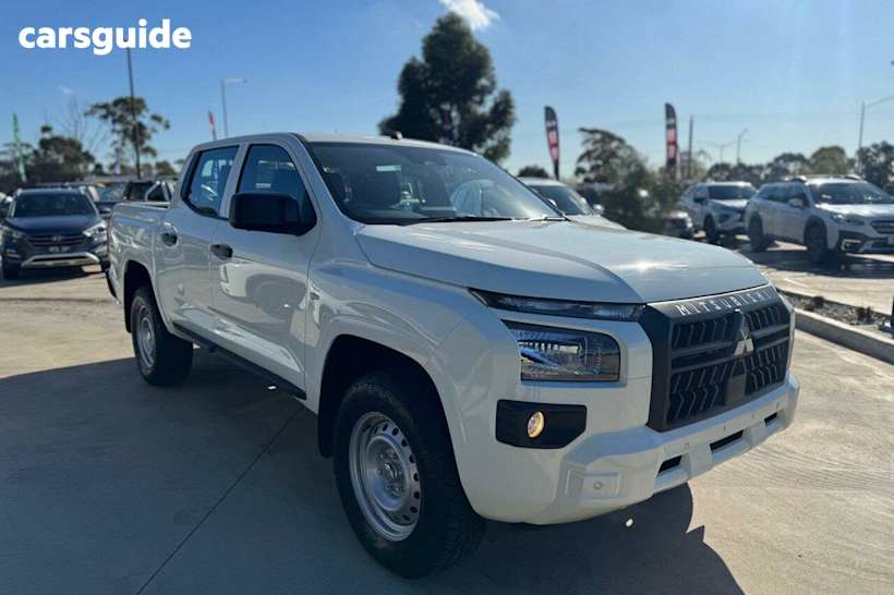 White 2024 Mitsubishi Triton Double Cab Pick Up GLX (4X4)