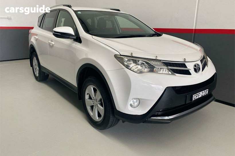 White 2013 Toyota RAV4 Wagon GXL (4X4)