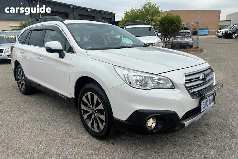 White 2015 Subaru Outback Wagon 2.5I