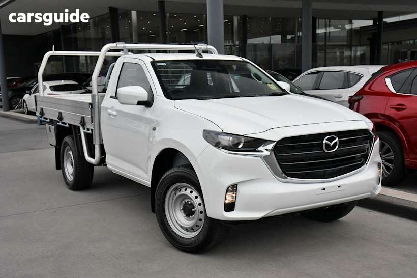 White 2024 Mazda BT-50 Cab Chassis XS (4X2)
