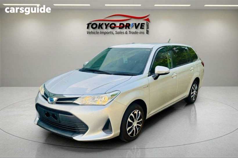 Silver 2019 Toyota Corolla Wagon Fielder (hybrid)