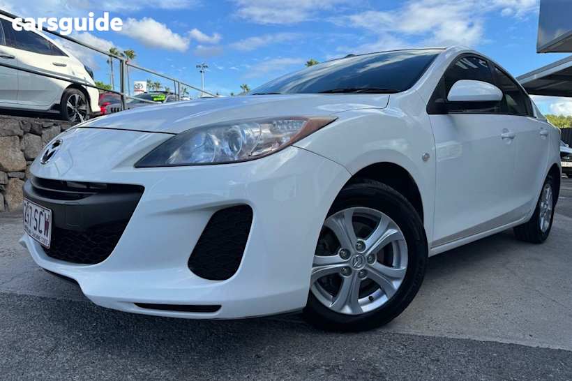 White 2012 Mazda 3 Sedan NEO