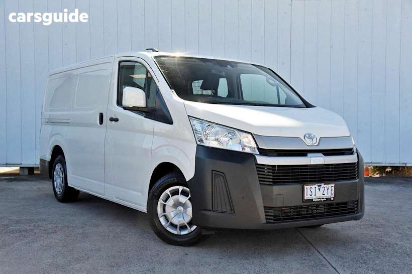 White 2020 Toyota Hiace Commercial LWB