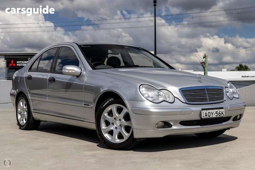 Silver 2004 Mercedes-Benz C180 Coupe Kompressor