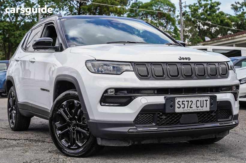 White 2022 Jeep Compass Wagon Night Eagle