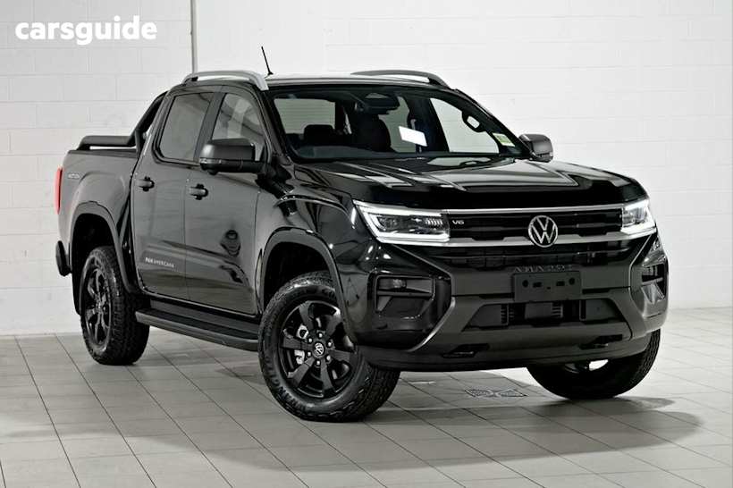 Black 2024 Volkswagen Amarok Dual Cab Utility Panamericana TDI600 4Motion