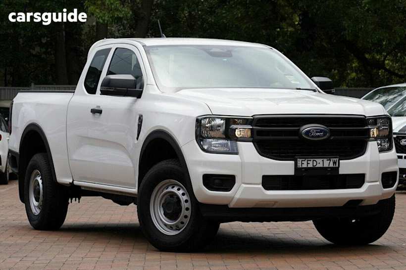 White 2023 Ford Ranger Super Cab Utility XL 2.0 (4X4)