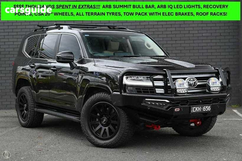 Black 2022 Toyota Landcruiser Wagon LC300 VX (4X4)