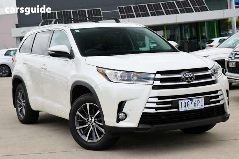 White 2019 Toyota Kluger Wagon GXL (4X2)