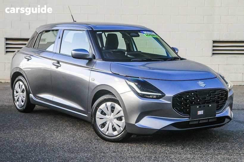 Silver 2024 Suzuki Swift Hatchback Hybrid