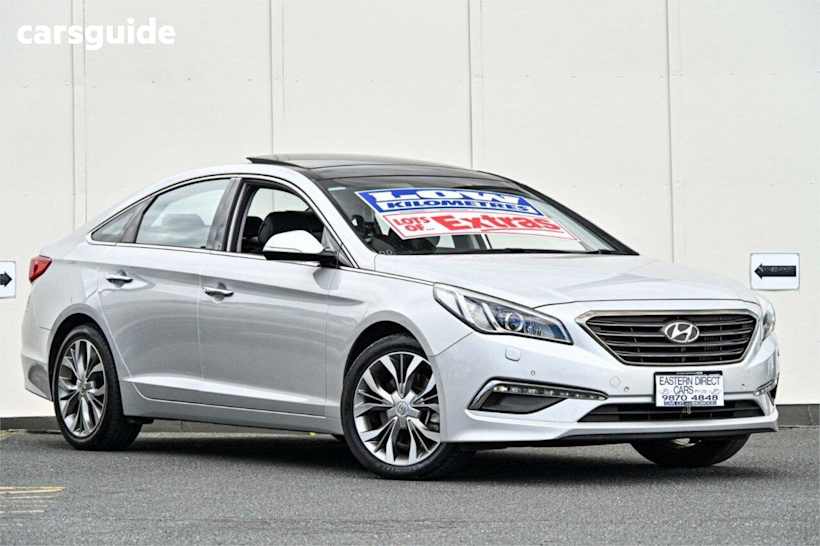 Silver 2016 Hyundai Sonata Sedan Premium