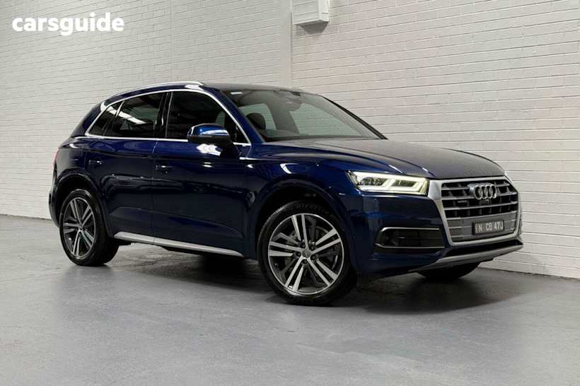 Blue 2020 Audi Q5 Wagon 40 TDI Quattro Sport