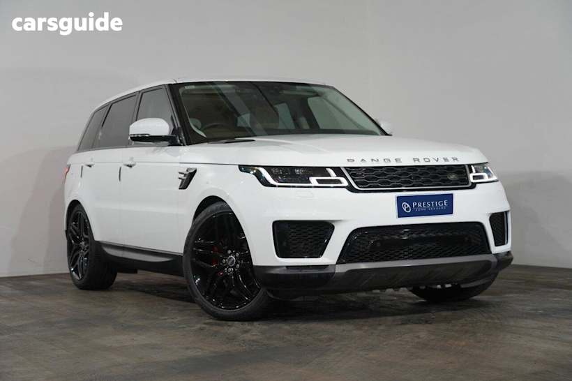White 2018 Land Rover Range Rover Sport Wagon TDV6 SE