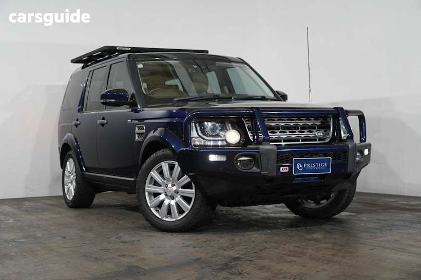 Blue 2015 Land Rover Discovery 4 Wagon 3.0 TDV6
