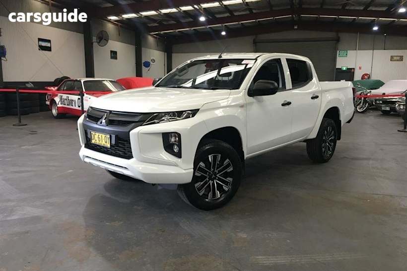 White 2021 Mitsubishi Triton Double Cab Pick Up GLX (4X4)