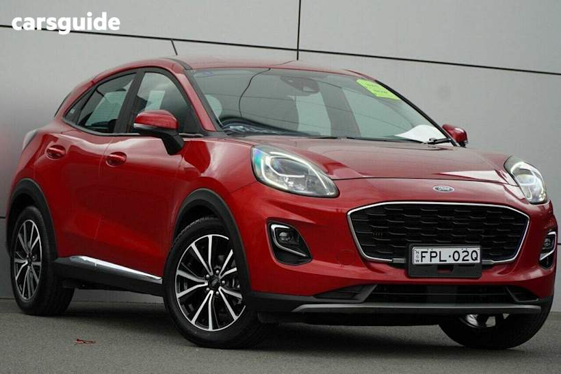 Red 2022 Ford Puma Hatchback