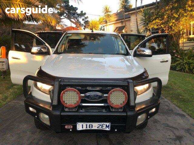 White 2016 Ford Ranger Dual Cab Utility XLT 3.2 (4X4)