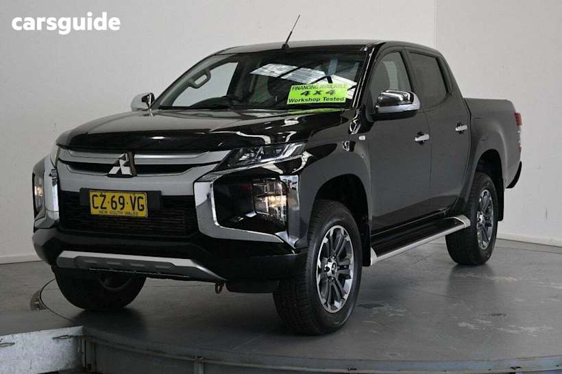 Black 2021 Mitsubishi Triton Double Cab Pick Up GLX-R (4X4)