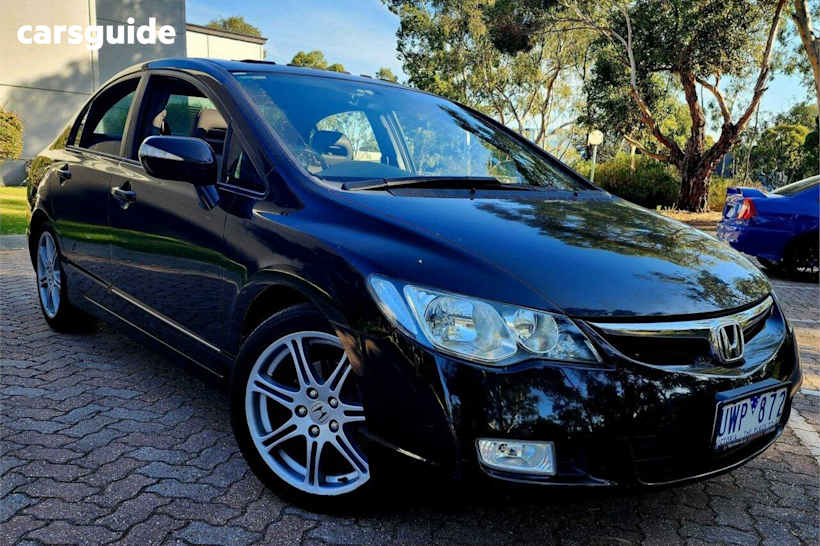 Black 2007 Honda Civic Sedan Sport