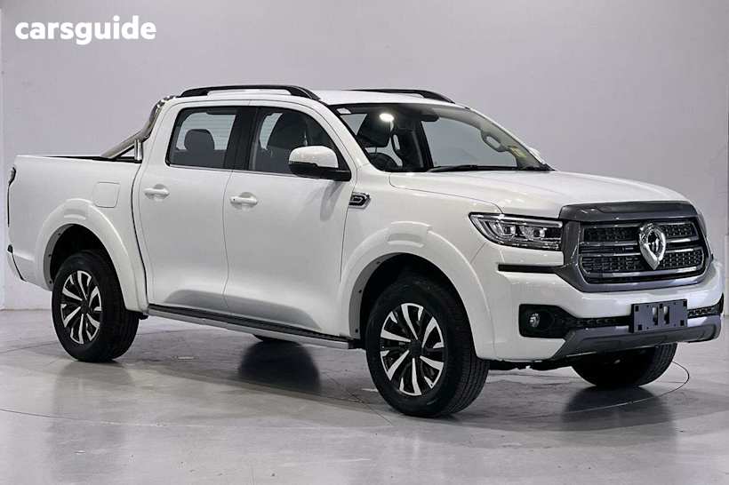 White 2025 GWM Cannon Dual Cab Utility LUX (4X4)