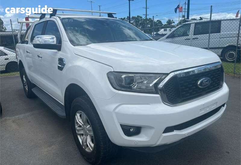 White 2020 Ford Ranger Double Cab Pick Up XLT 2.0 HI-Rider (4X2)