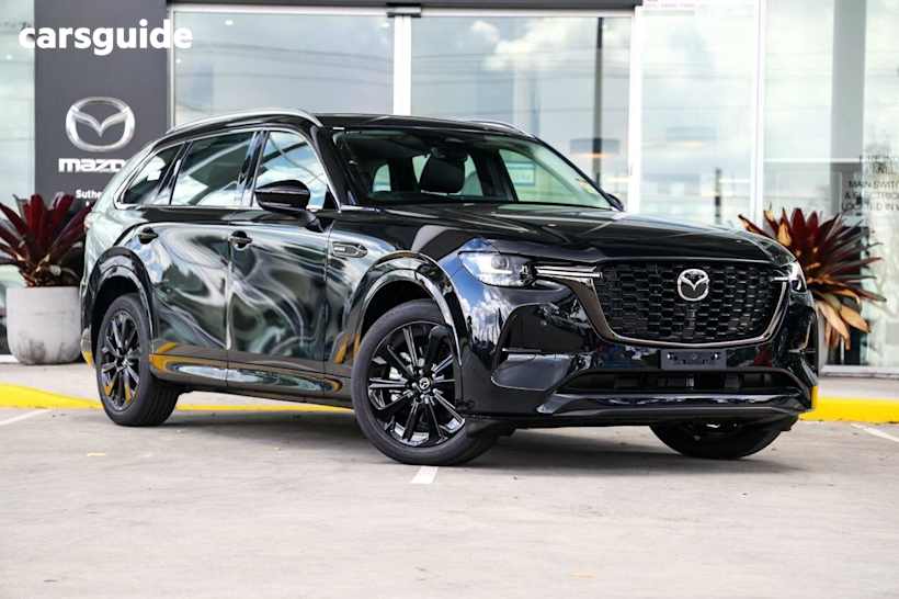 Black 2024 Mazda CX-80 Wagon D50E GT