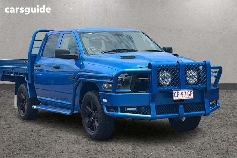 Blue 2022 Ram 1500 Ute Tray Express