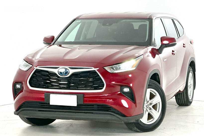 Red 2022 Toyota Kluger Wagon GX Hybrid AWD