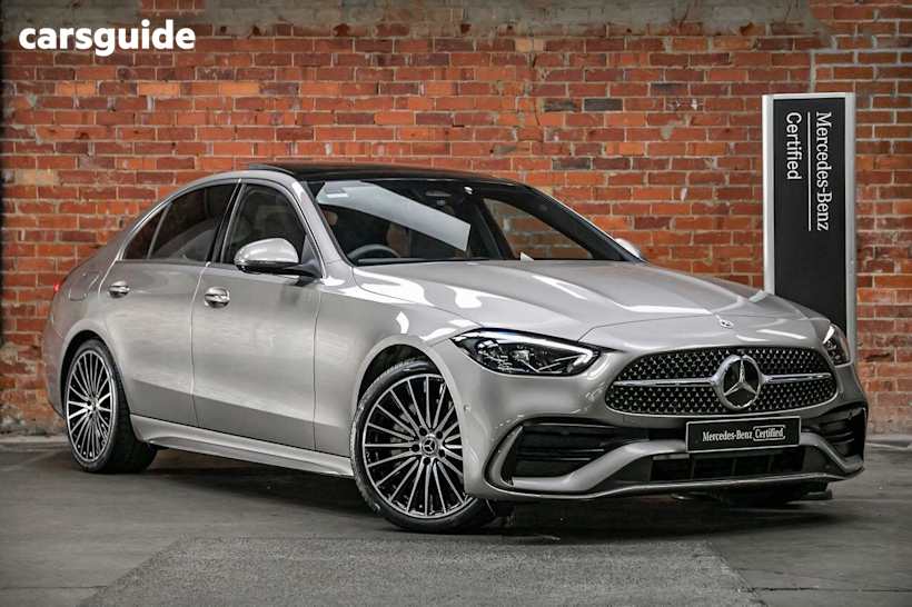 Silver 2024 Mercedes-Benz C300 Sedan Mhev