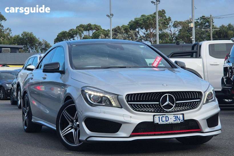 Silver 2014 Mercedes-Benz CLA250 Coupe Sport 4Matic