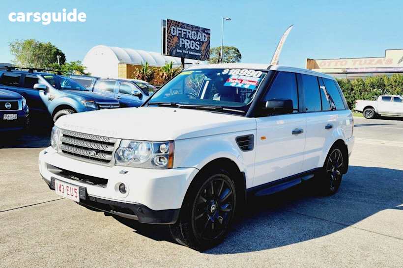 White 2008 Land Rover Range Rover Sport Wagon 2.7 TDV6