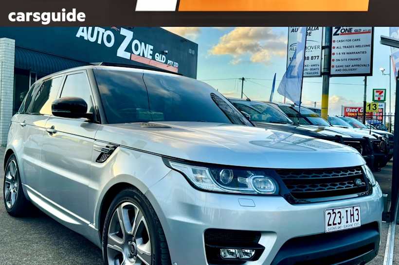 Silver 2015 Land Rover Range Rover Sport Wagon