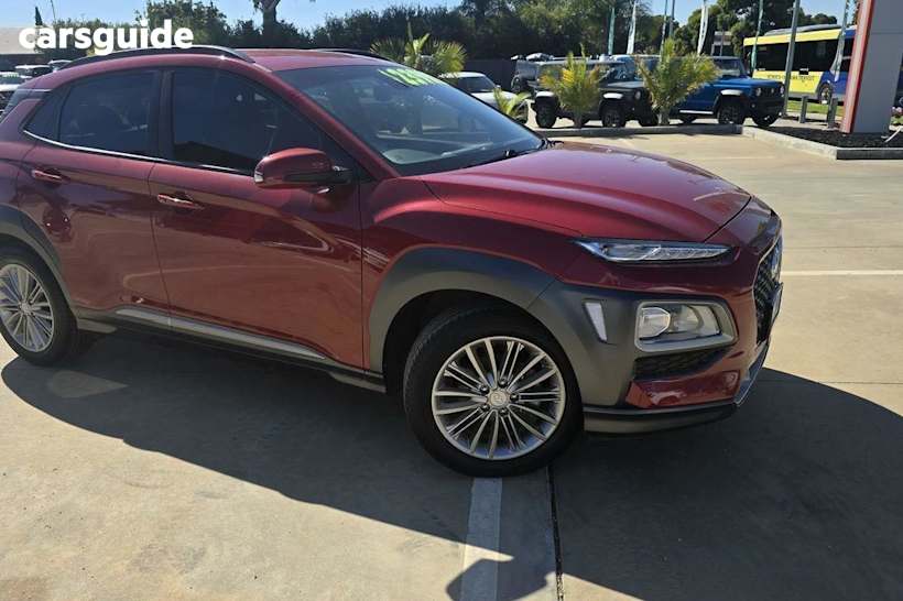 Red 2020 Hyundai Kona Wagon Elite (fwd)