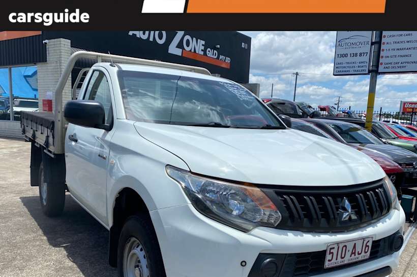 White 2016 Mitsubishi Triton Cab Chassis Glx