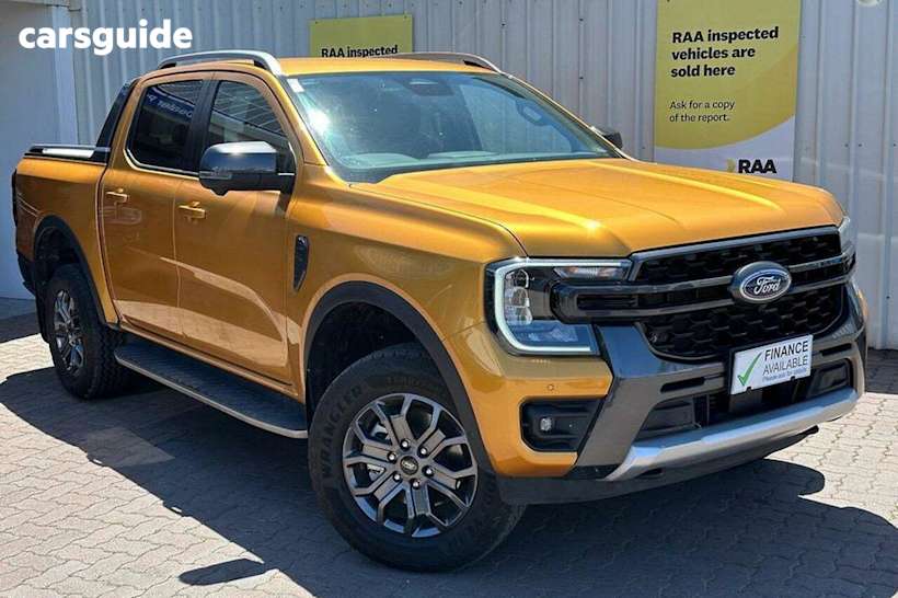 Yellow 2024 Ford Ranger Double Cab Pick Up Wildtrak 2.0 (4X4)