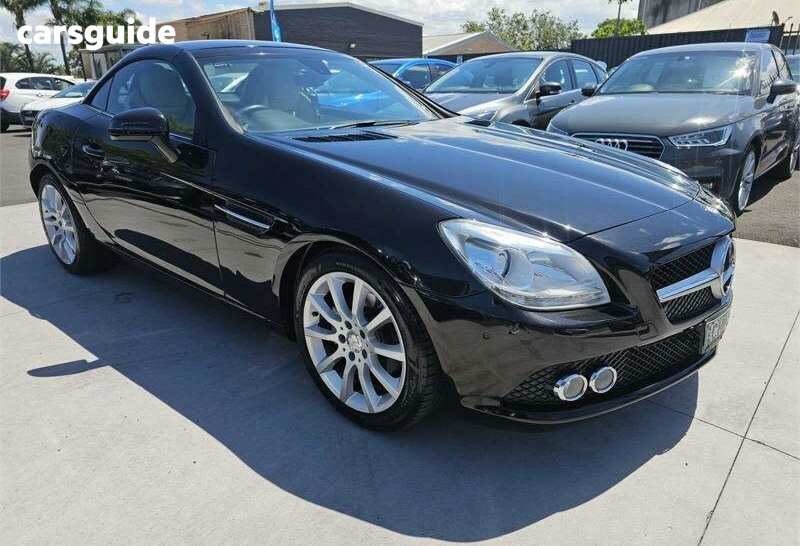 Black 2012 Mercedes-Benz SLK200 Convertible BE