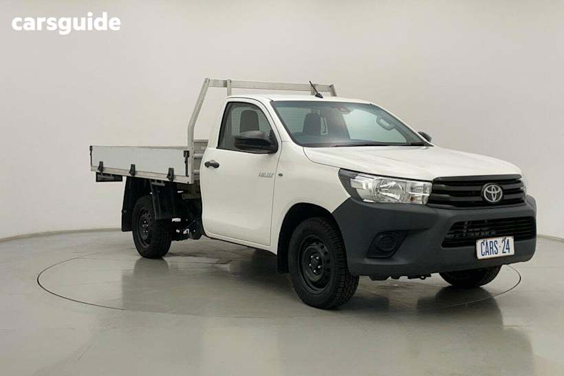 White 2020 Toyota Hilux Cab Chassis Workmate