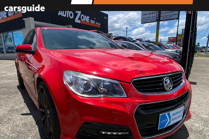 Red 2015 Holden Commodore Sedan Sv6 Lightning