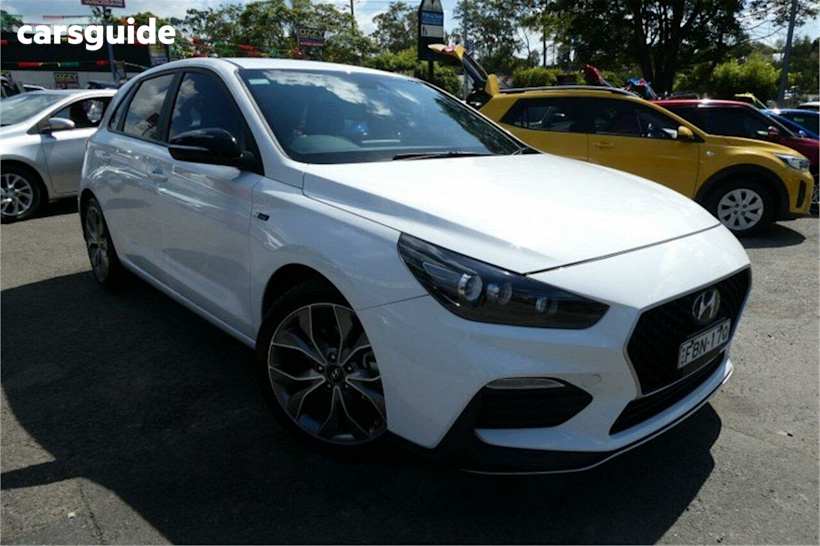 White 2023 Hyundai I30 Hatchback N Line