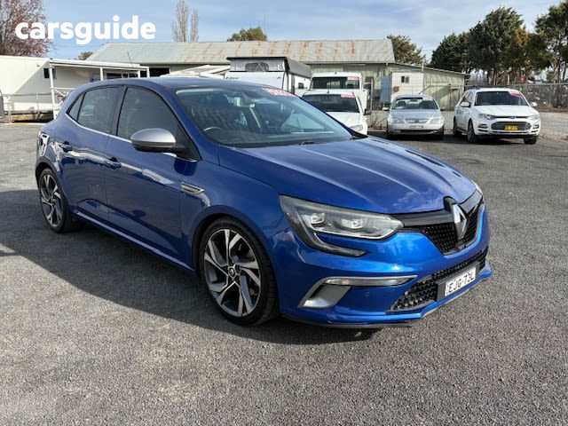 Blue 2017 Renault Megane Hatchback GT 205