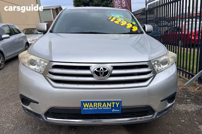 Silver 2012 Toyota Kluger Wagon Kx-R (Fwd) 5 Seat