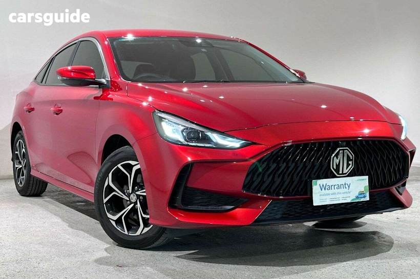 Red 2024 MG MG5 Sedan Vibe