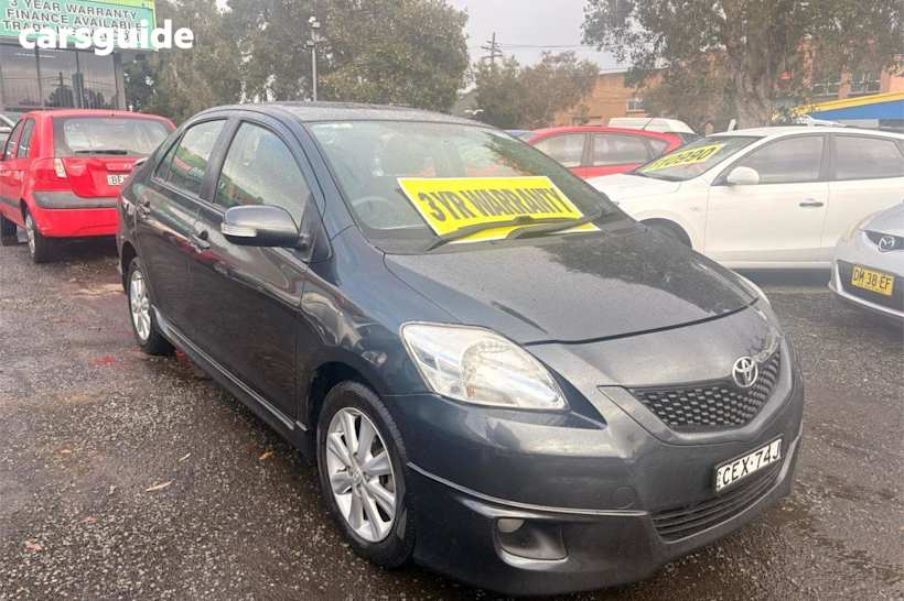 Grey 2012 Toyota Yaris Sedan YRX