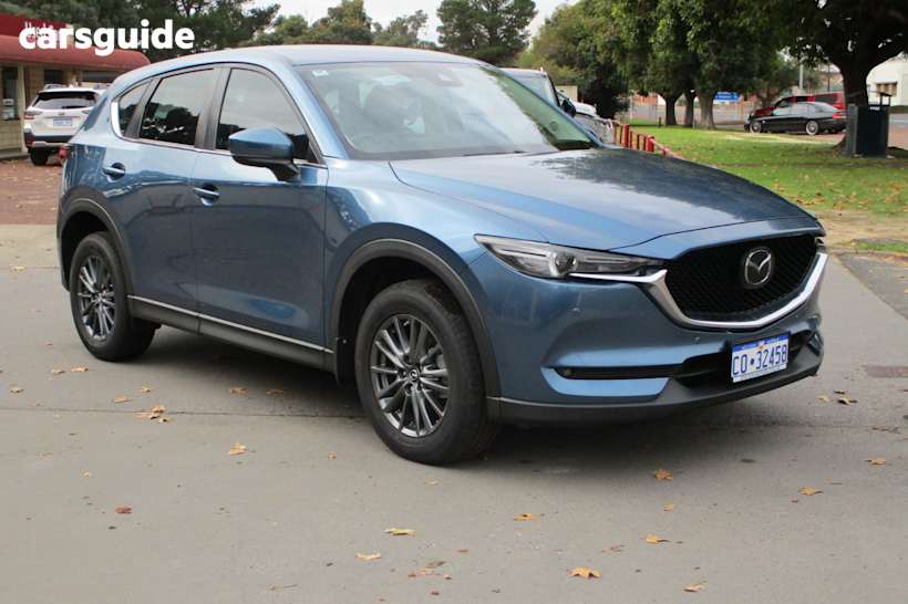 Blue 2021 Mazda CX-5 Wagon Touring (Awd)