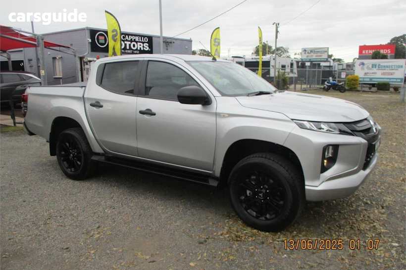 Silver 2023 Mitsubishi Triton Double Cab Pick Up GLX-R (4X4)