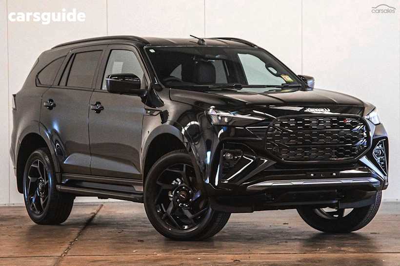 Black 2025 Isuzu MU-X Wagon X-Terrain (4X4)