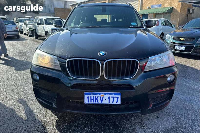 Black 2011 BMW X3 Wagon Xdrive 20D