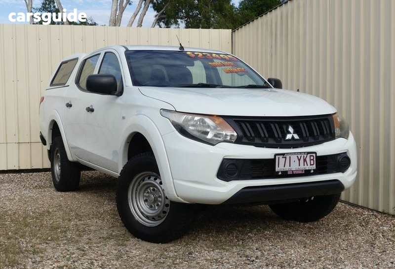 White 2018 Mitsubishi Triton Dual Cab Utility GLX (4X4)
