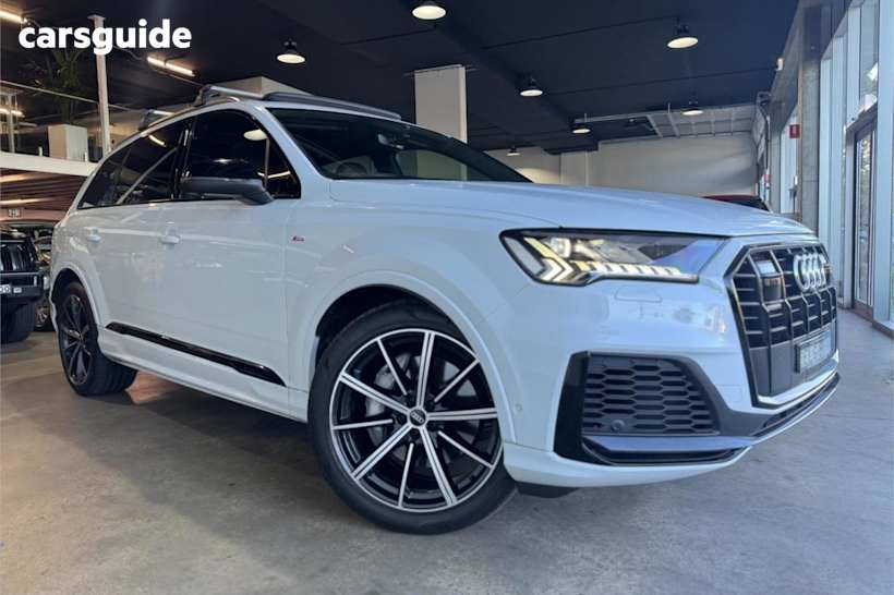 White 2020 Audi Q7 Wagon 50 TDI Quattro S Line Mhev